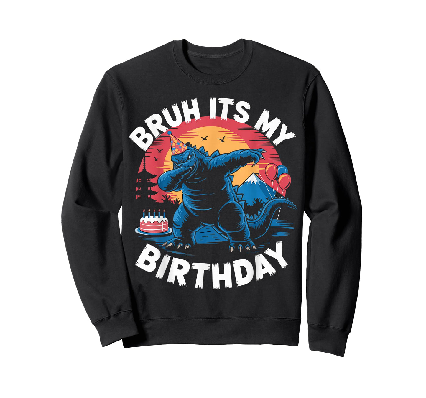 Kaiju Birthday Party Japan Monster Bday Dinosuar Decorations T-Shirt
