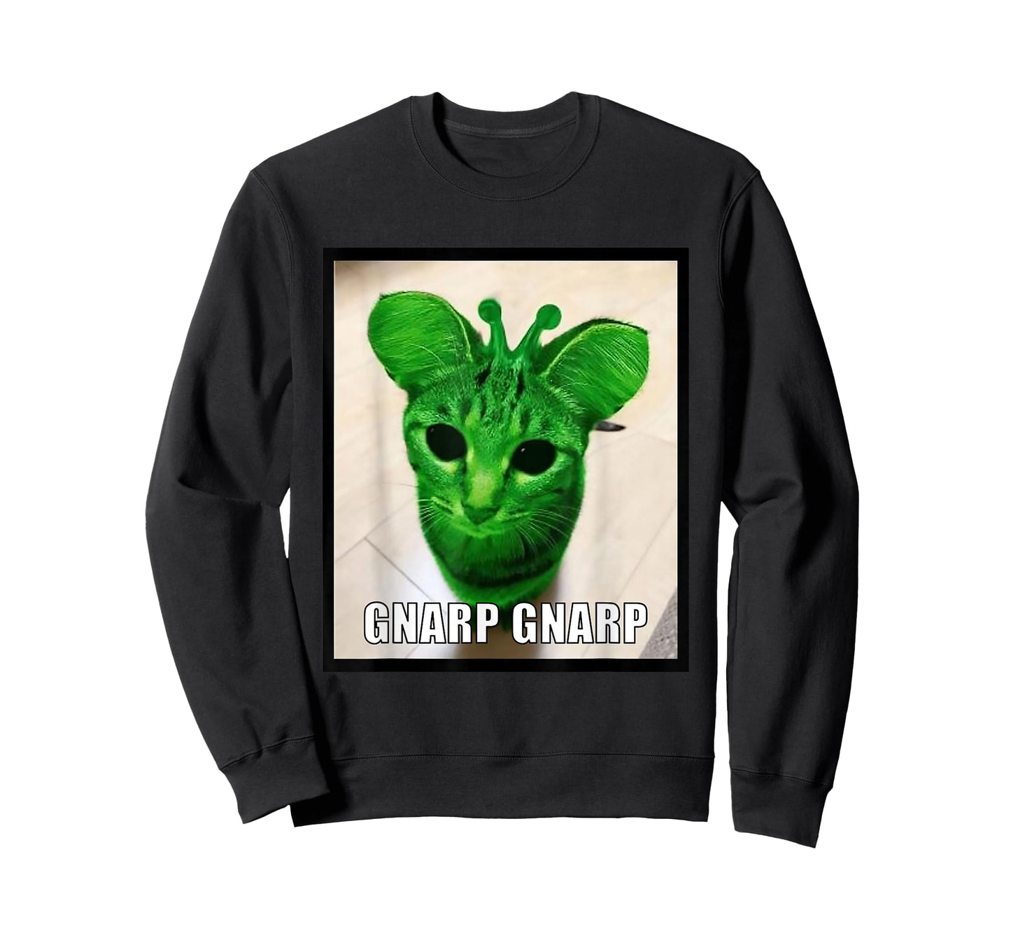 Gnarp Cat Silly Alien Cat Meme T-Shirt