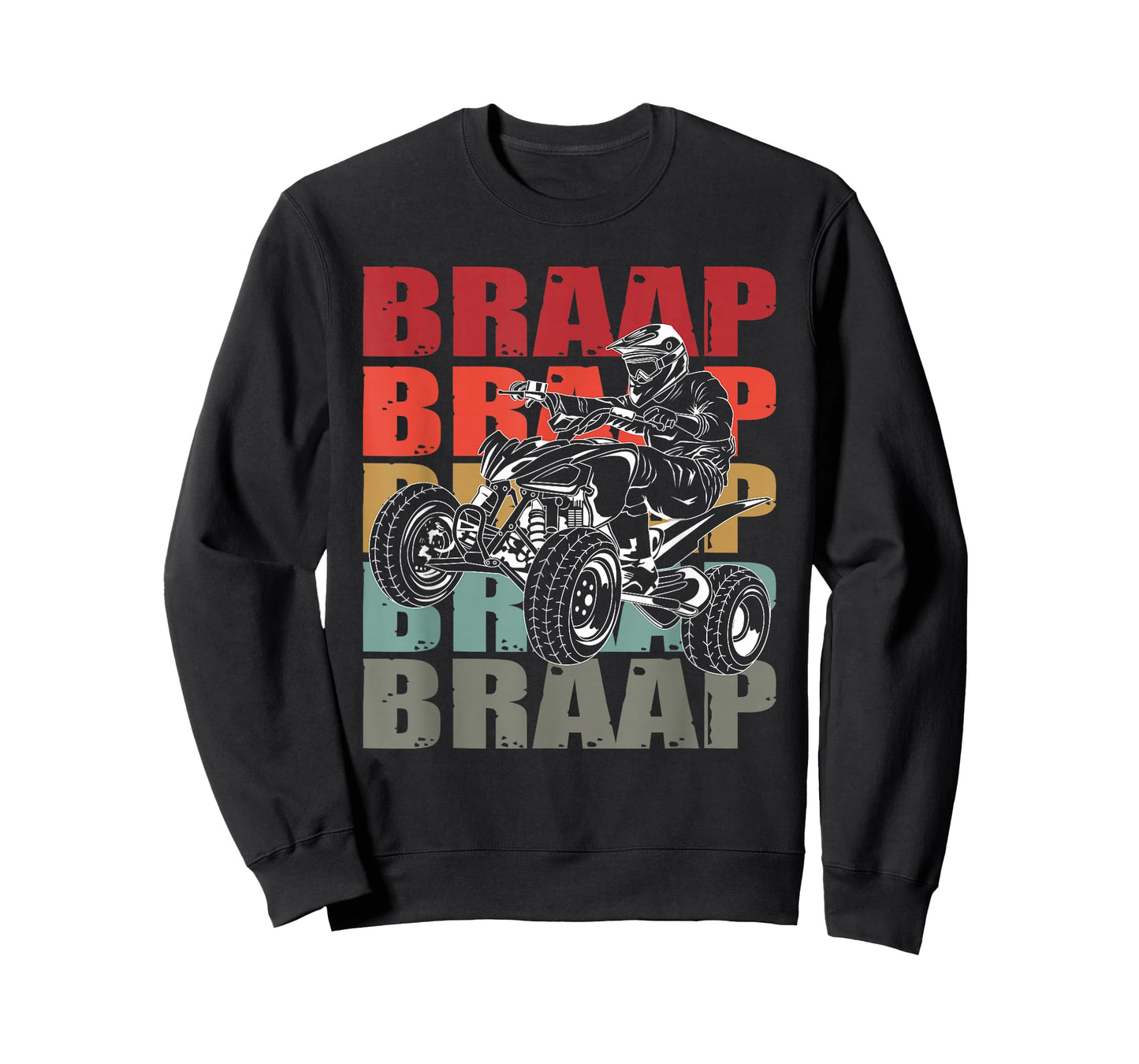 Funny Four Wheeler Quad Riding ATV Rider Racing Vintage Gift T-Shirt
