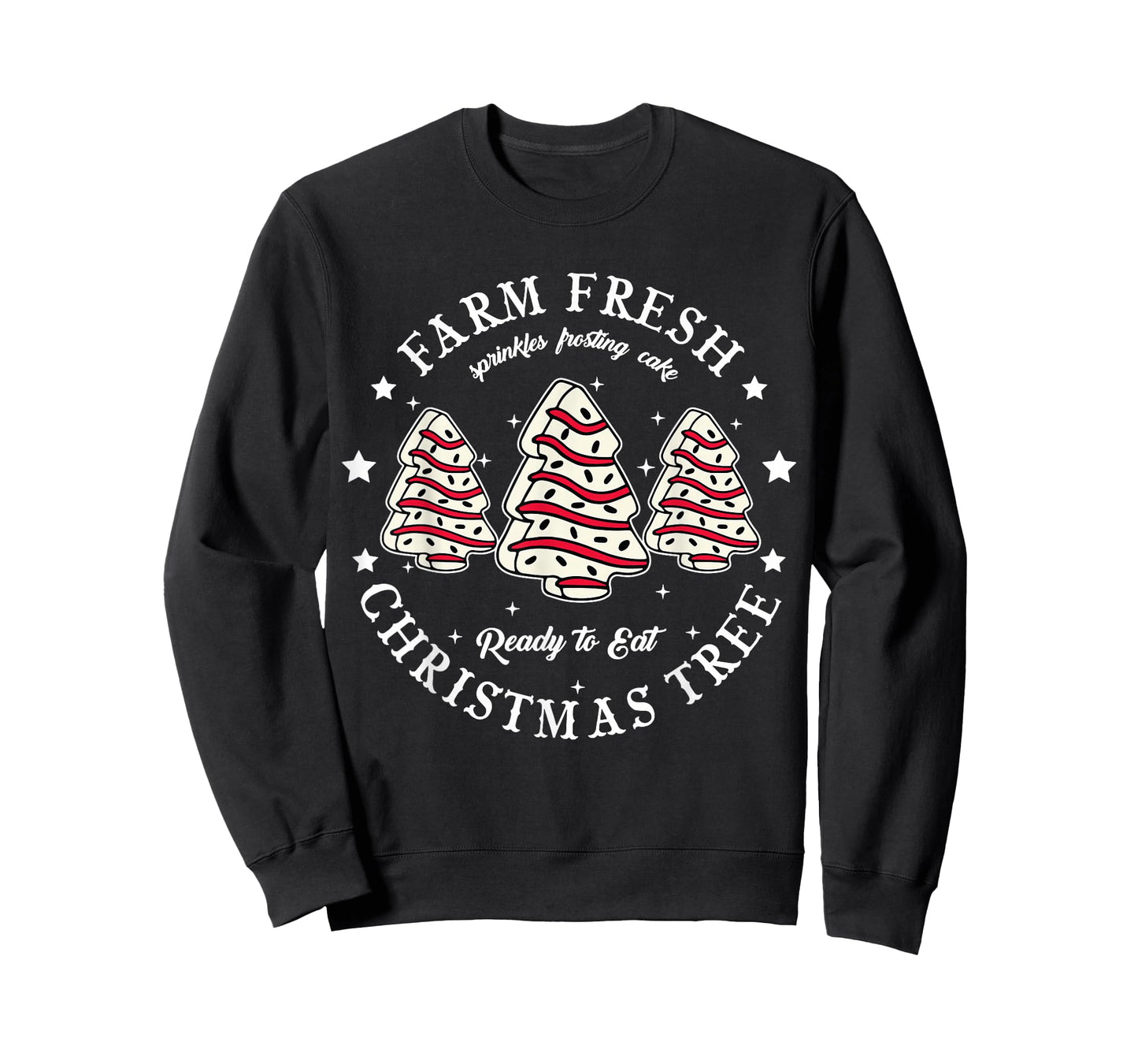 Farm Fresh Christmas Tree Xmas Cake Holiday Family Matching Unisex-Kids T-Shirt