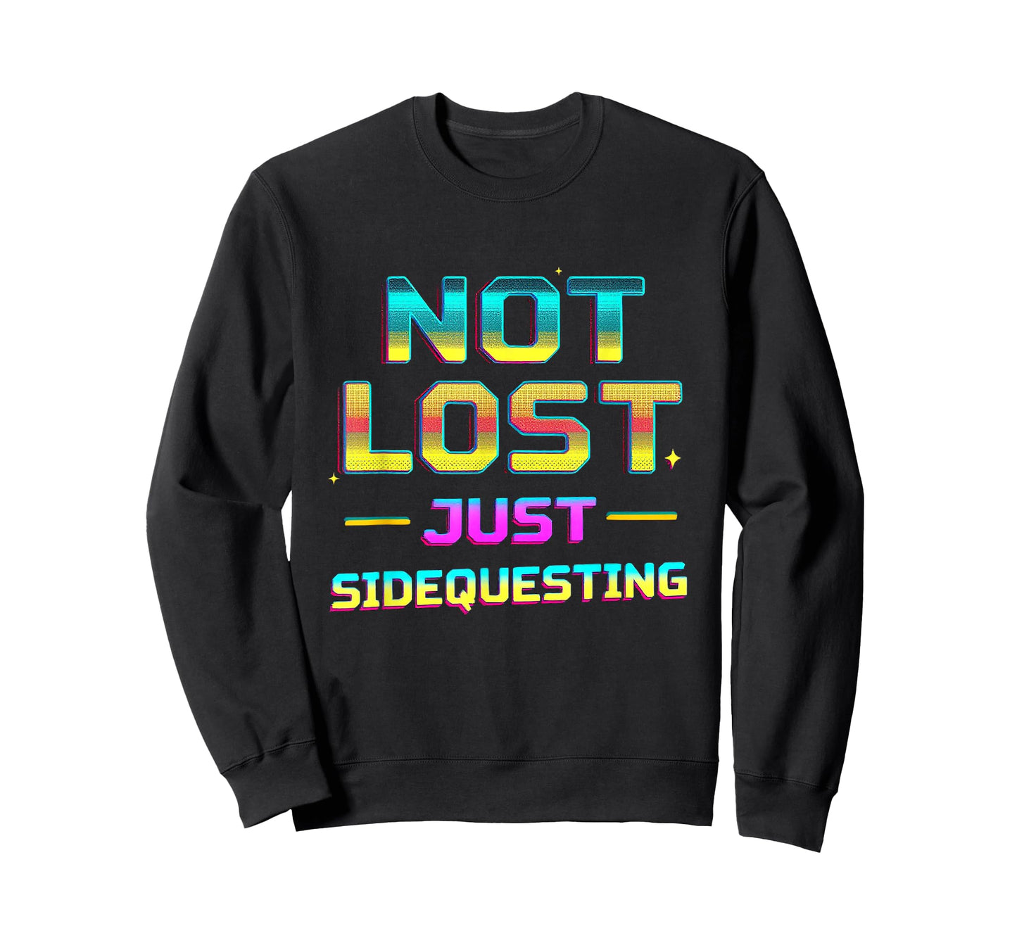 NOT LOST JUST SIDEQUESTING Retro Gaming Sidequest T-Shirt