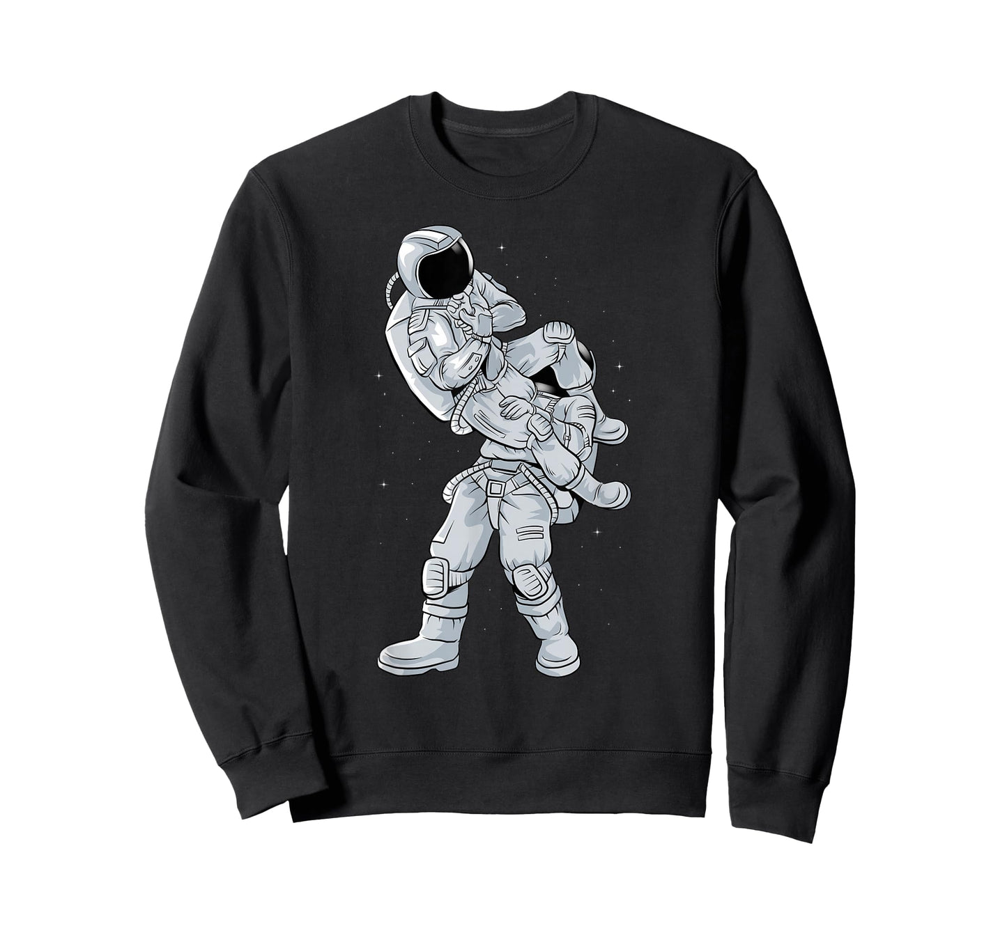 Galaxy BJJ Astronaut Flying Armbar Jiu-Jitsu T-Shirt