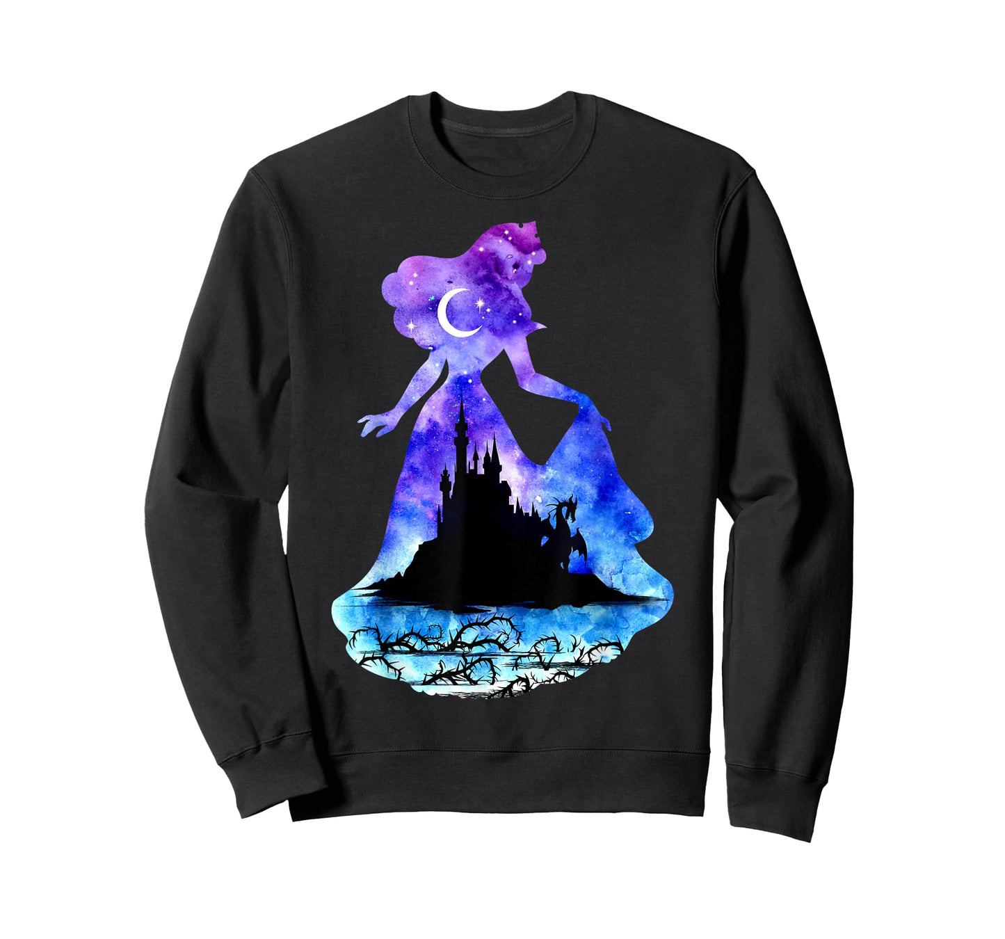Disney Sleeping Beauty Castle Silhouette Graphic T-Shirt T-Shirt
