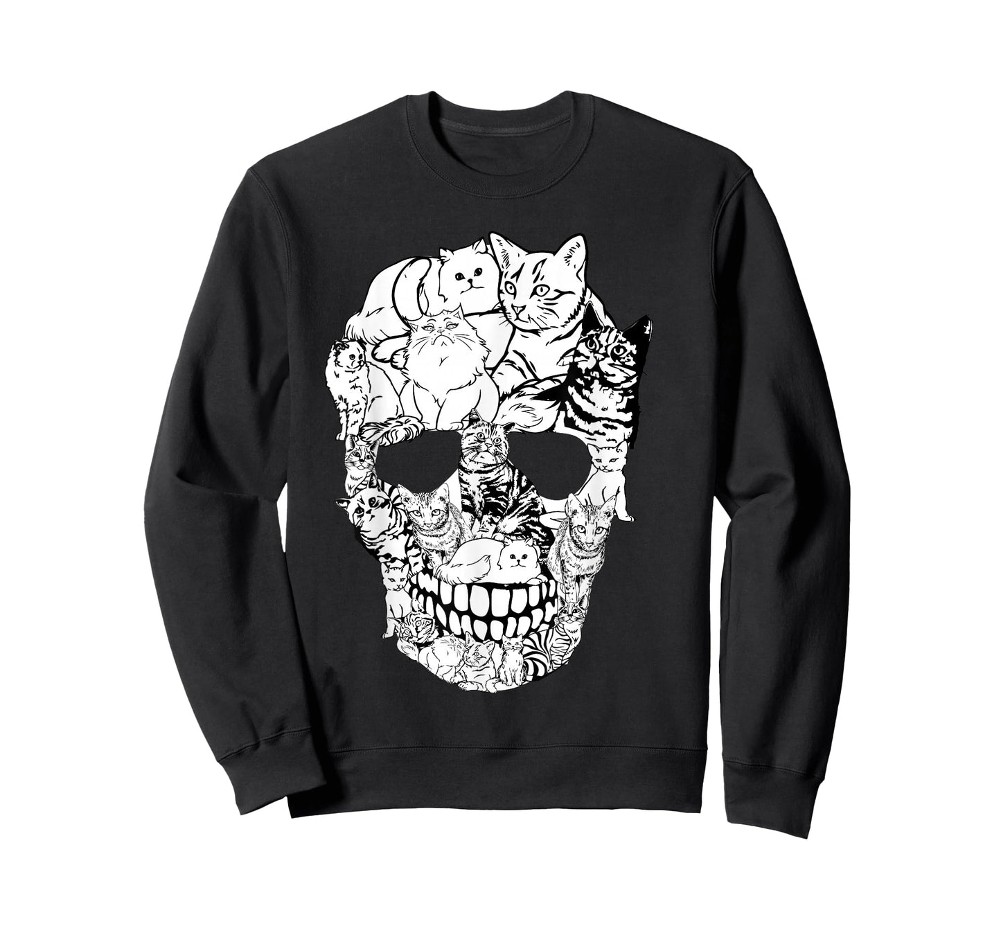 Cat Skull Shirt - Kitty Skeleton Halloween Costume Skull Cat T-Shirt