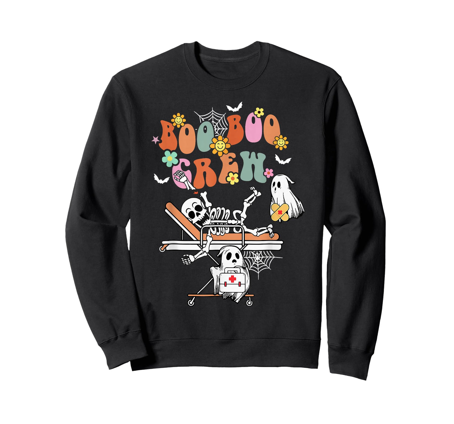 Boo Boo Crew Ghost Halloween Nurse T-Shirt