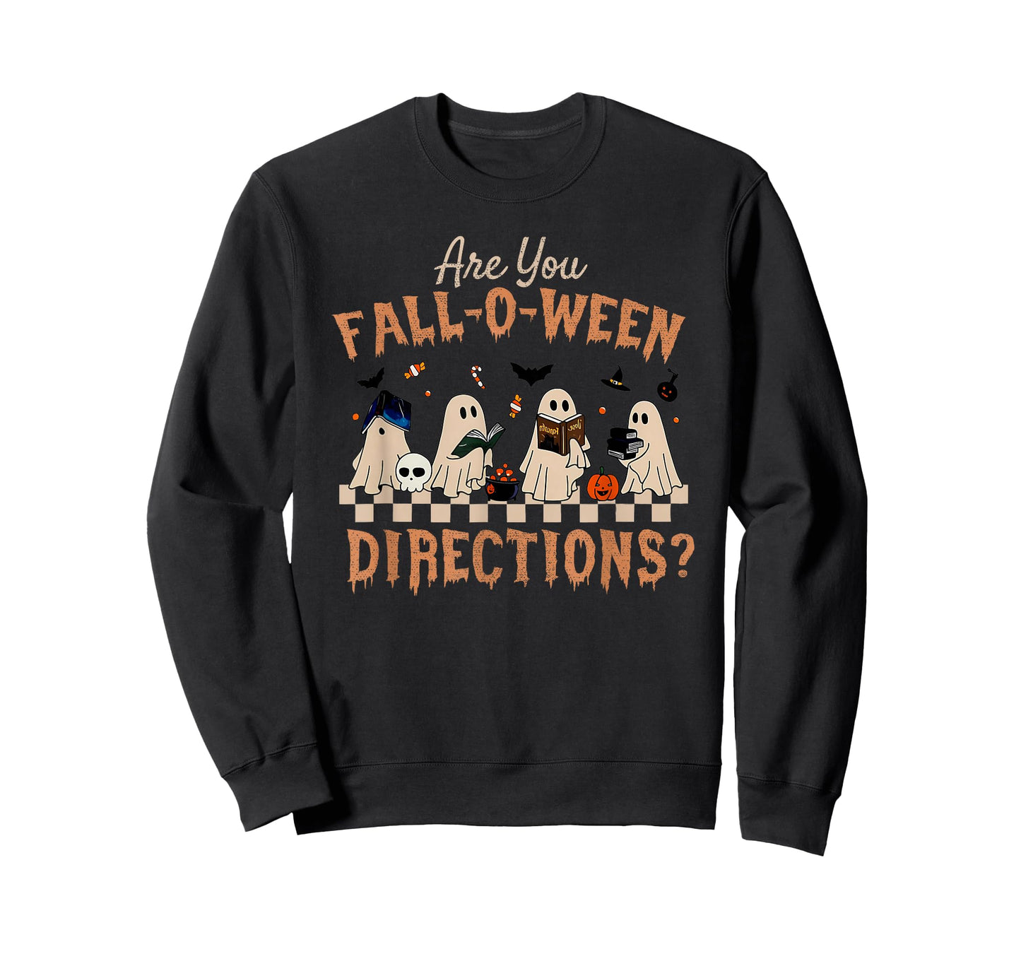 Retro are You Fall O Ween Directions Teacher T-Shirt