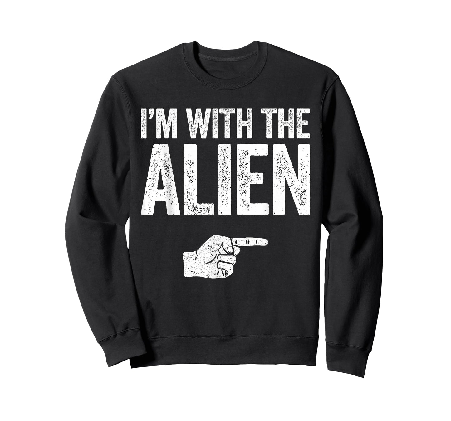 I'm With The Alien Shirt Adult Kids Matching Alien Costume T-Shirt