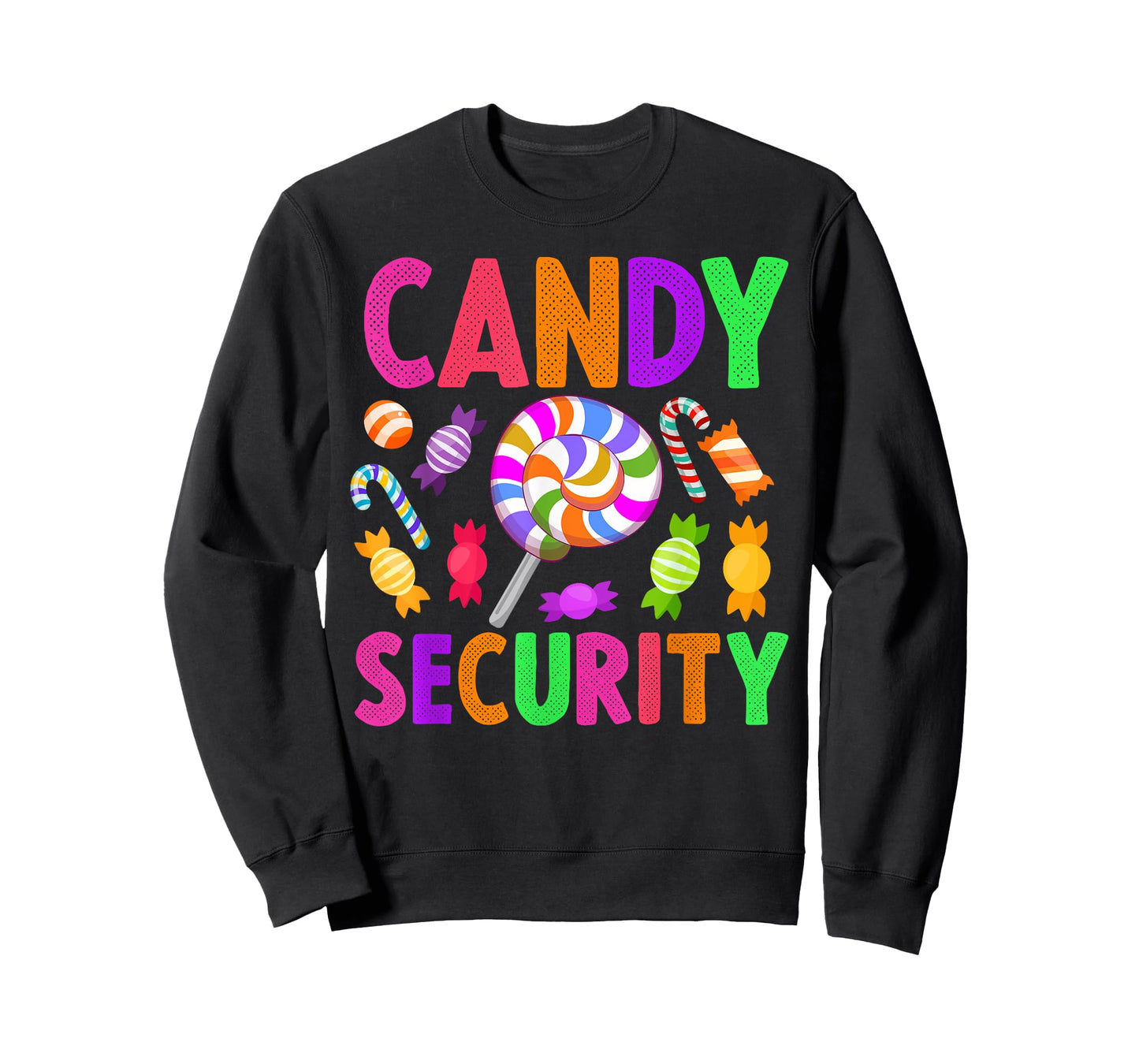 Candy Security Colorful Halloween Group Costume T-Shirt