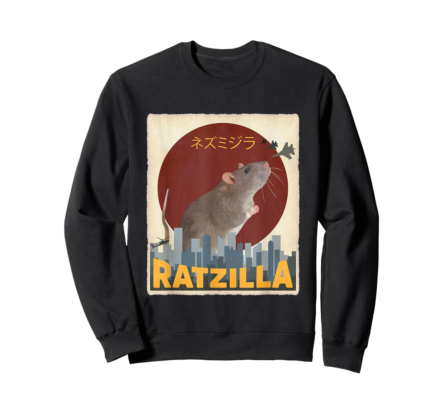 Cute Gifts for Veterinarians and Pet Rat Owner Funny Cute Ratzilla Rat Mouse | Japanese Anime Graphic Gift T-Shirt