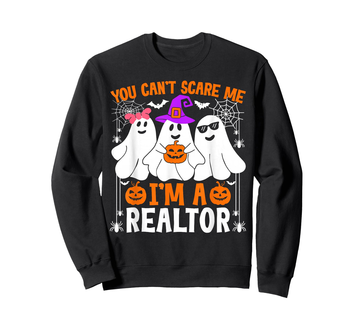 You Can't Scare Me I'm A Realtor Halloween Costume T-Shirt