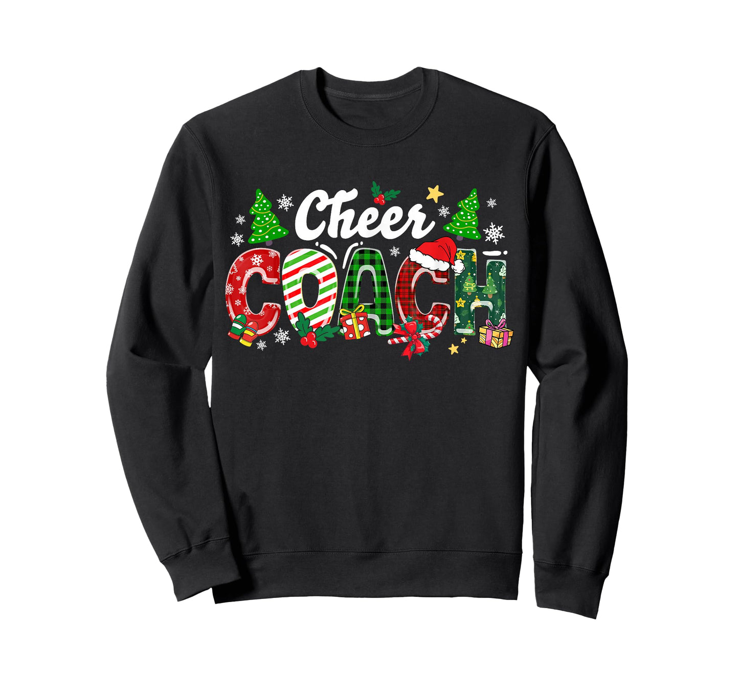 Cheer Coach Christmas Cheerleader Coach Xmas Xmas Holiday T-Shirt