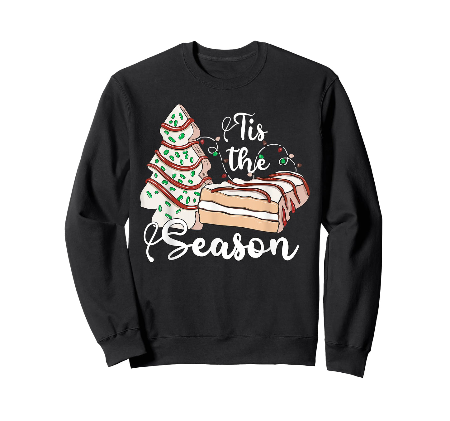 Tis The Season Christmas Tree Cakes Debbie Retro Xmas Gifts T-Shirt