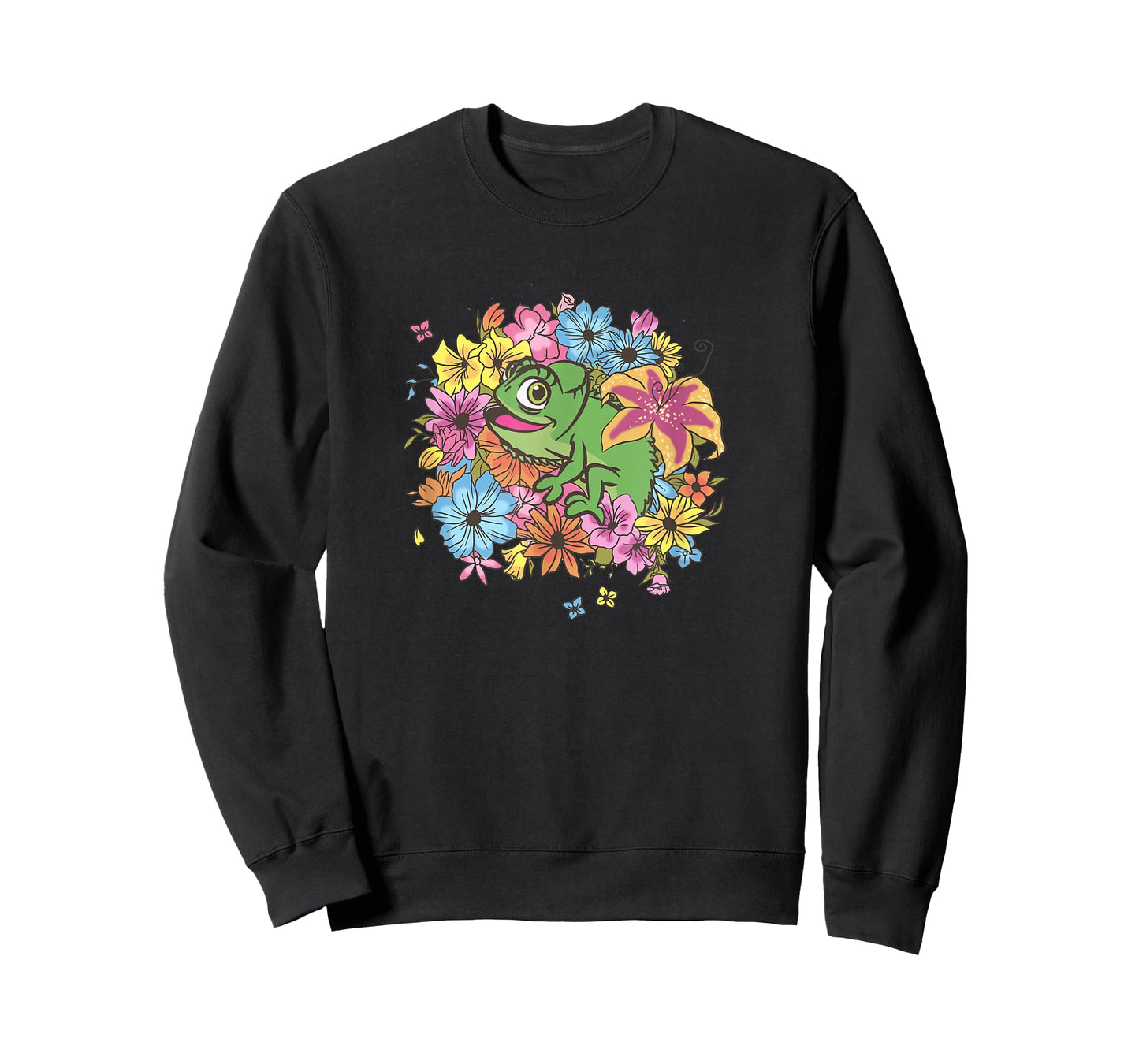 Disney Tangled Floral Pascal T-Shirt Small