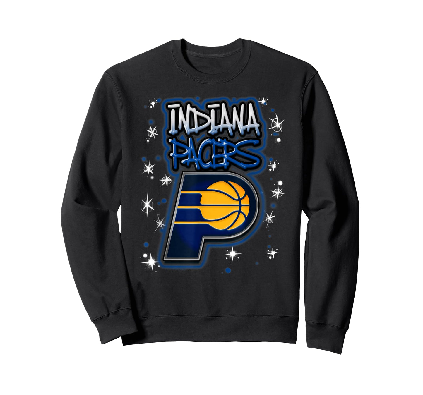 NBA Indiana Pacers Airbrush Logo T-Shirt