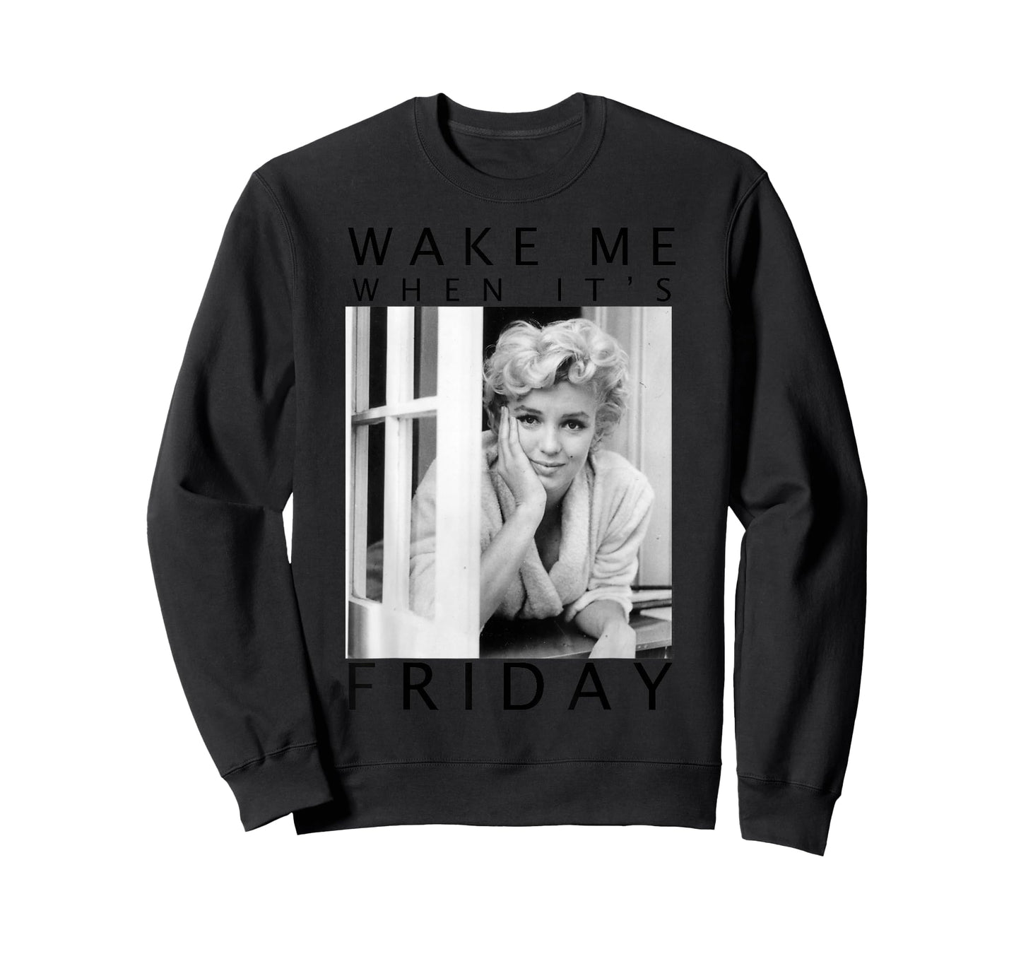 Marilyn Monroe Wake Me When It's Friday T-Shirt