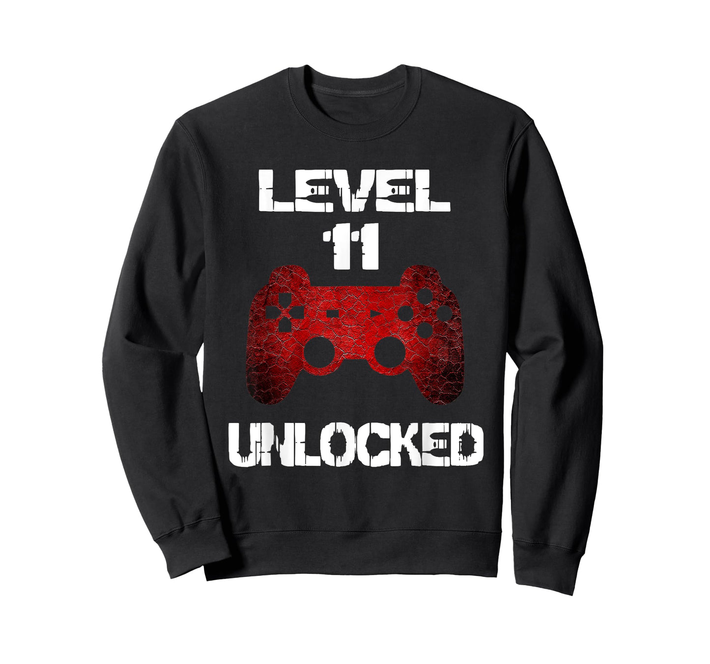 Level 11 Unlocked Boys 11th Birthday 11 Year Old Gamer T-Shirt