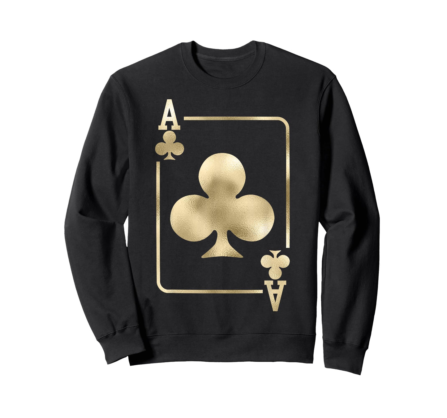 Ace of Clubs Playing Card Halloween Costume Glam T-Shirt