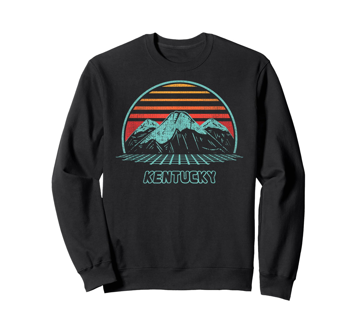 Kentucky Retro Mountain Hiking 80s Style T-Shirt