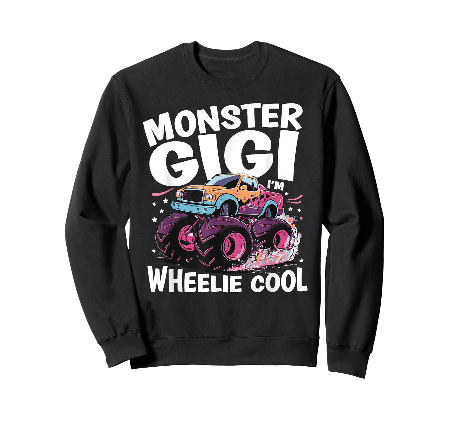 Monster Gigi Wheelie Cool Monster Truck Gigi Grandma T-Shirt