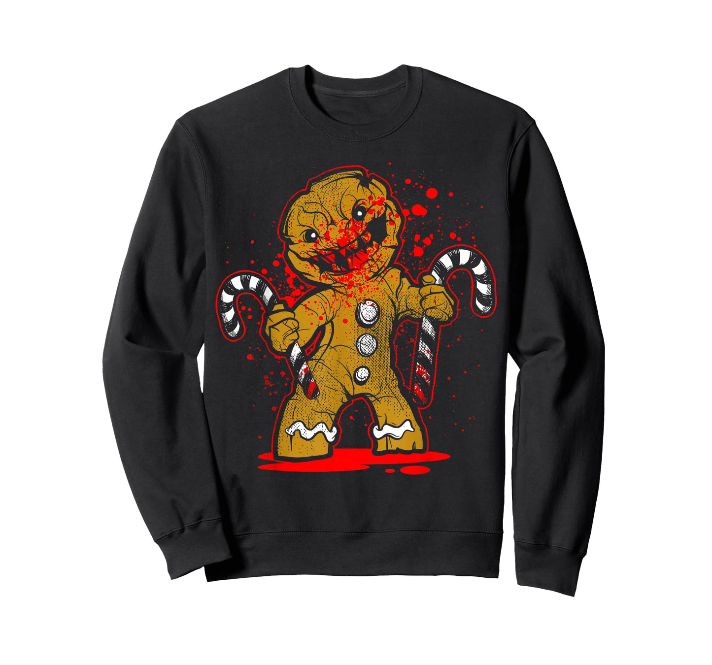 Scary Zombie Gingerbread Man T-shirt