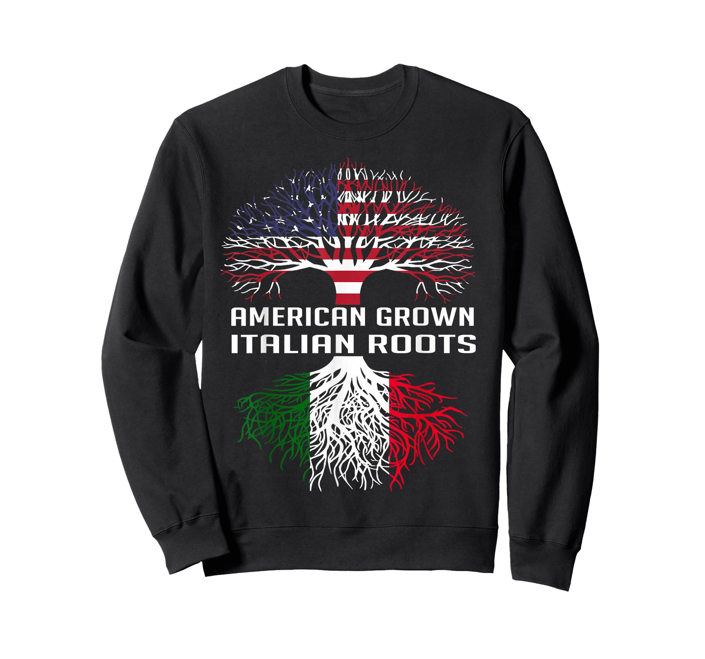American Grown Italian Roots Italy Flag Proud Men Women T-Shirt