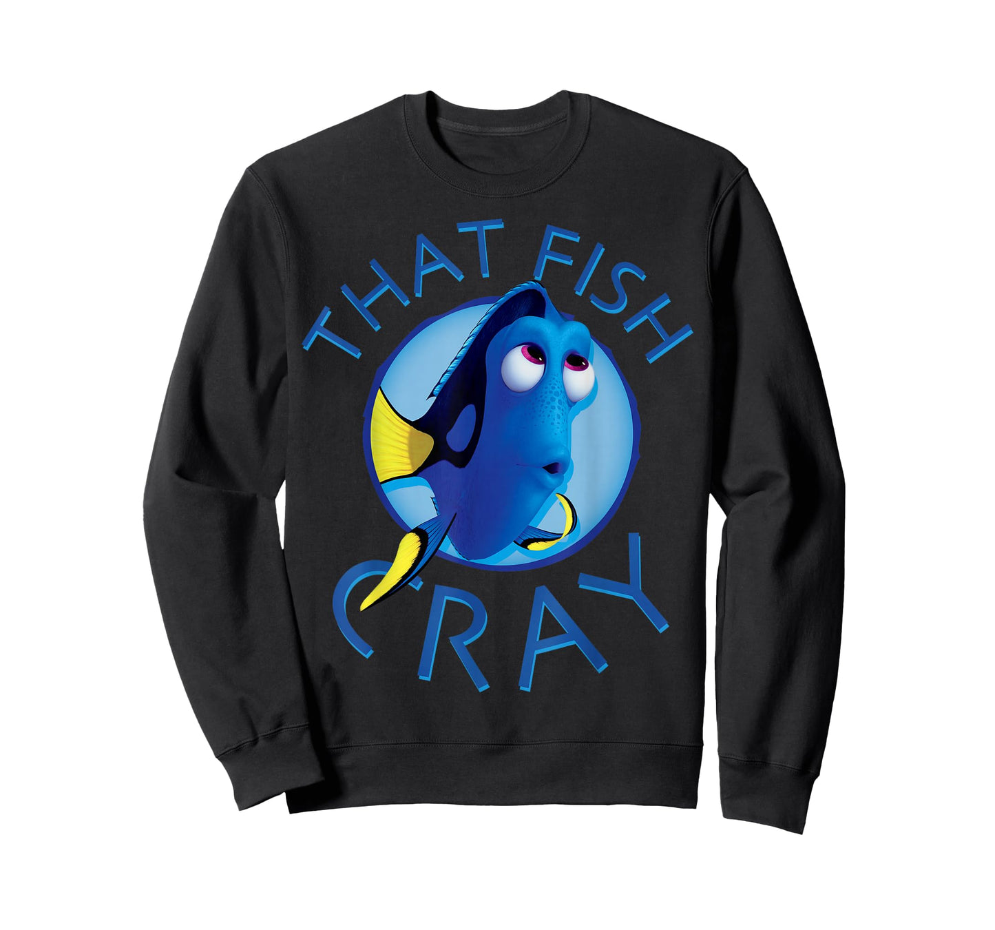 Disney Pixar Finding Dory That Fish Cray Ocean Blue Logo T-Shirt