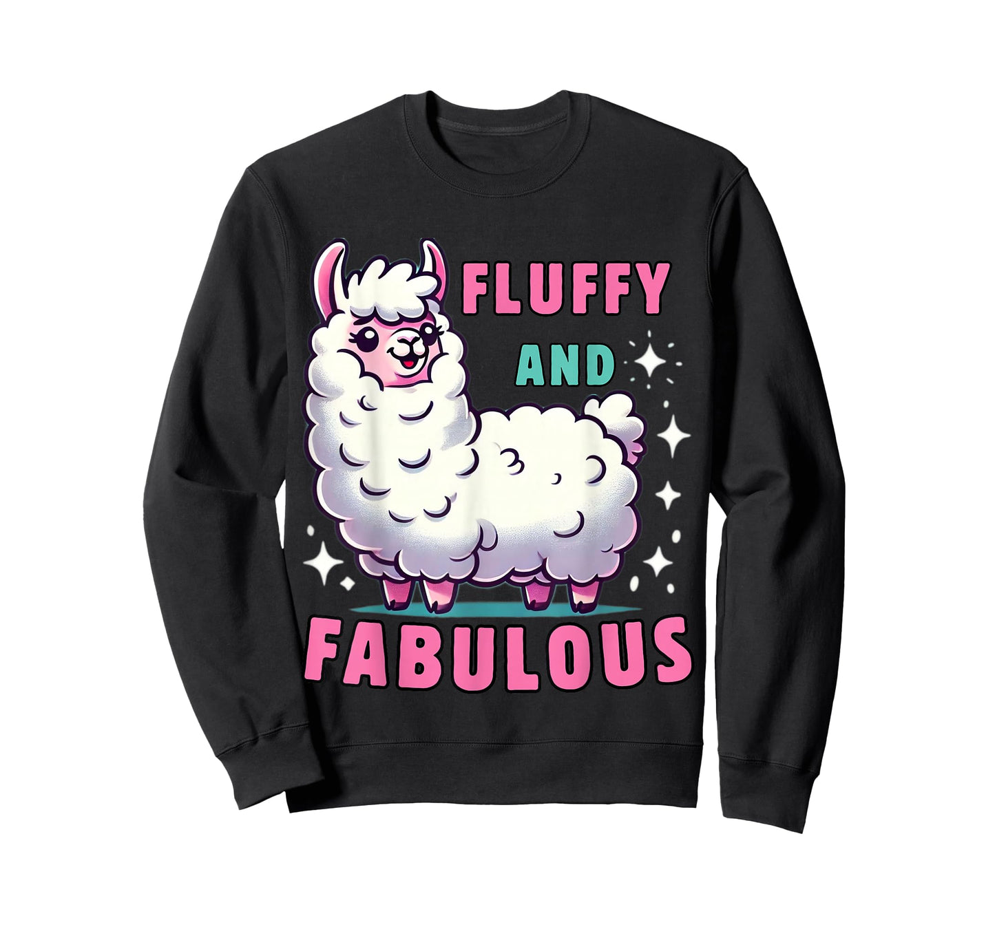 Fluffy and Fabulous Cute Llama for Animal Lovers T-Shirt