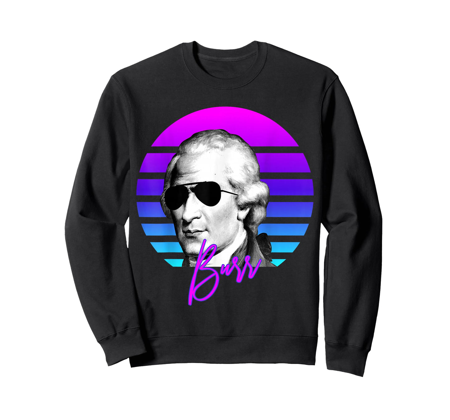 Aaron Burr Vaporwave American History Aaron Burr T-Shirt