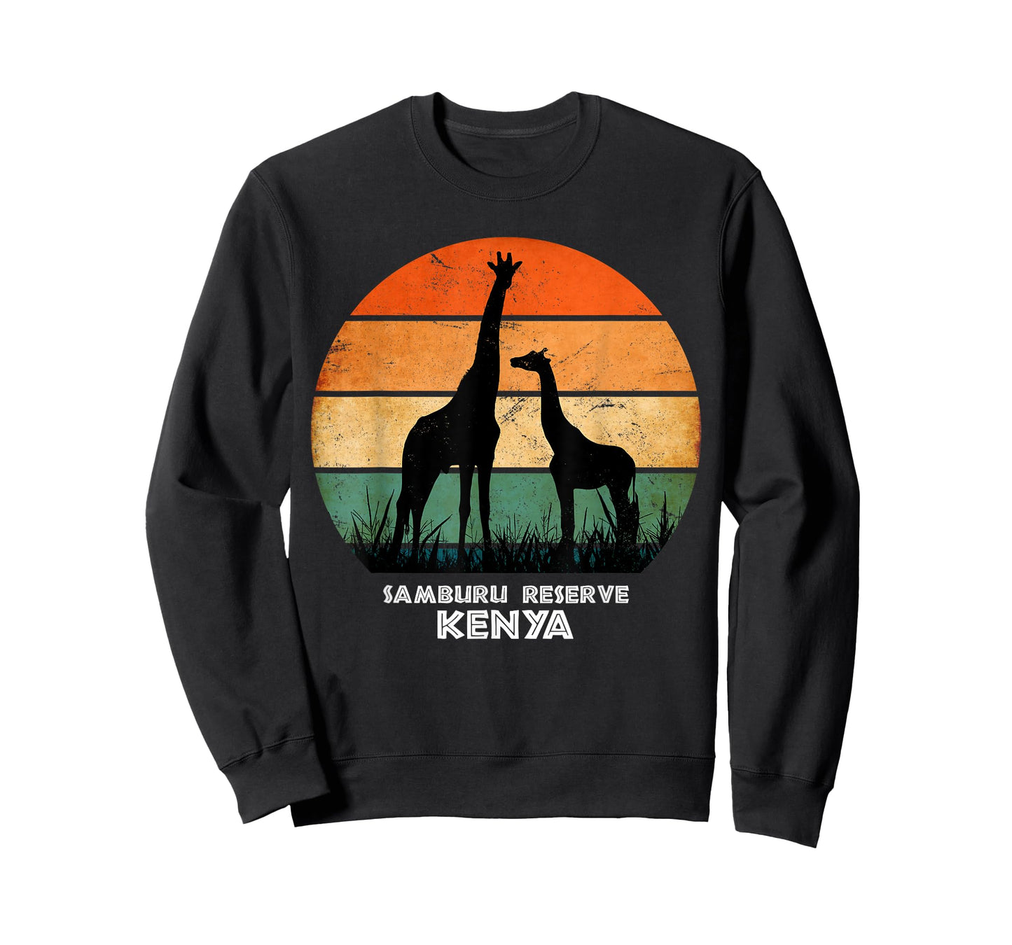 Samburu Reserve, Kenya Giraffe Safari National Park Game T-Shirt