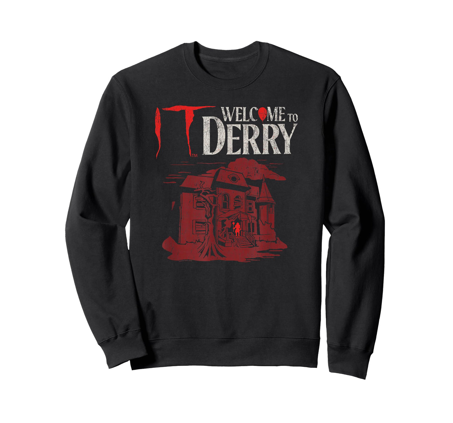 IT: Welcome to Derry Red Tone Haunted House Horror TV Show T-Shirt