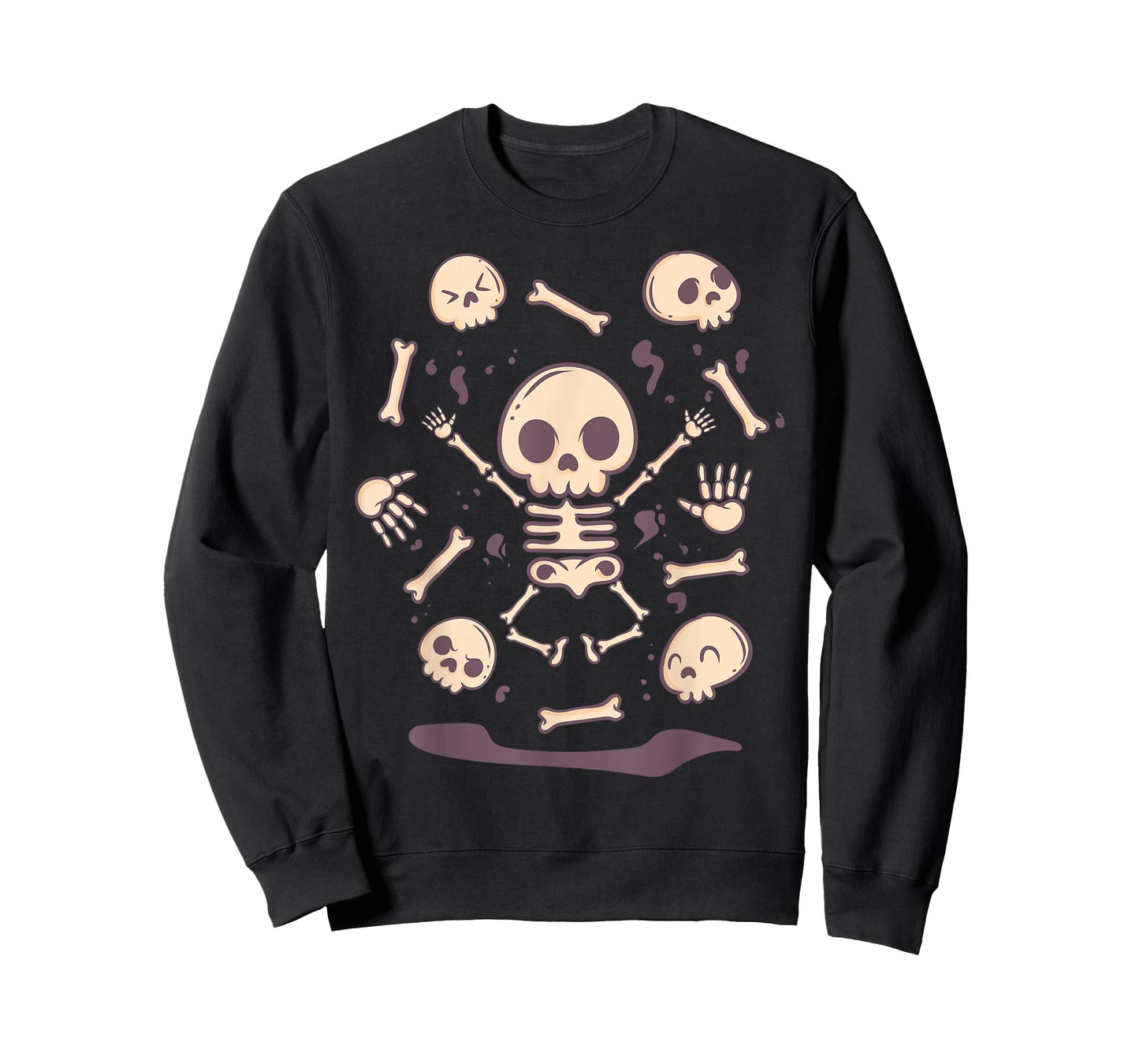 Cute Pastel Goth Kawaii Anime Skull Skeleton Japanese T-Shirt