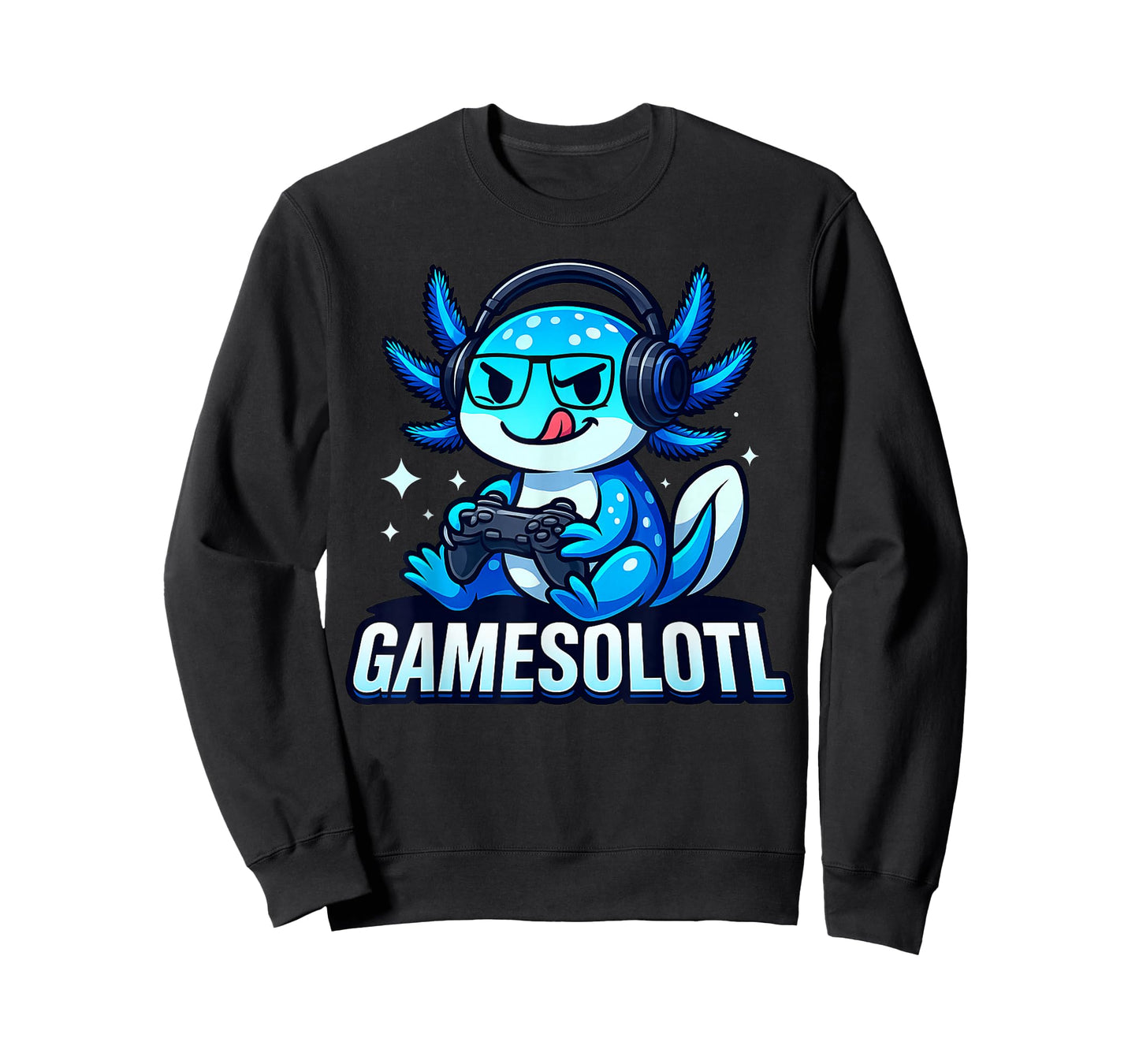 Gamesolotl Axolotl Fish Gamer Gaming Anime Video Game T-Shirt