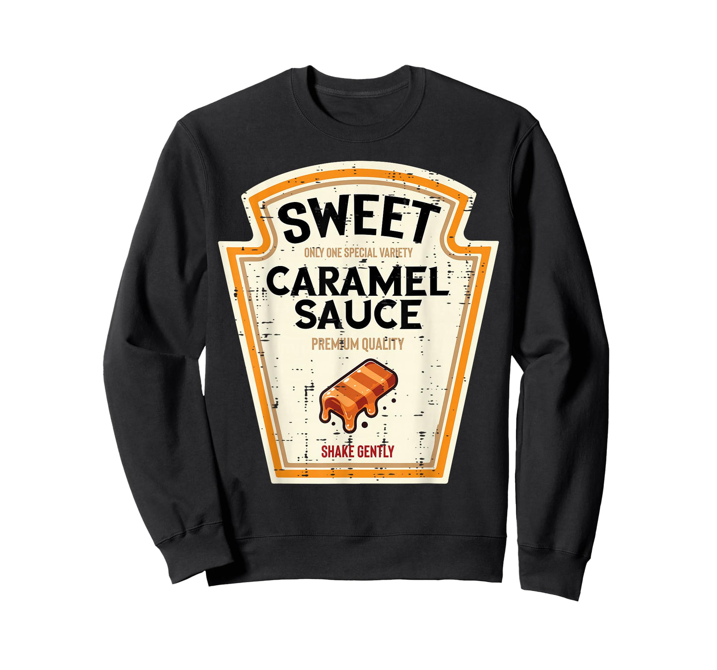 Halloween Caramel Sauce Funny Food Costume Women Men Kids T-Shirt