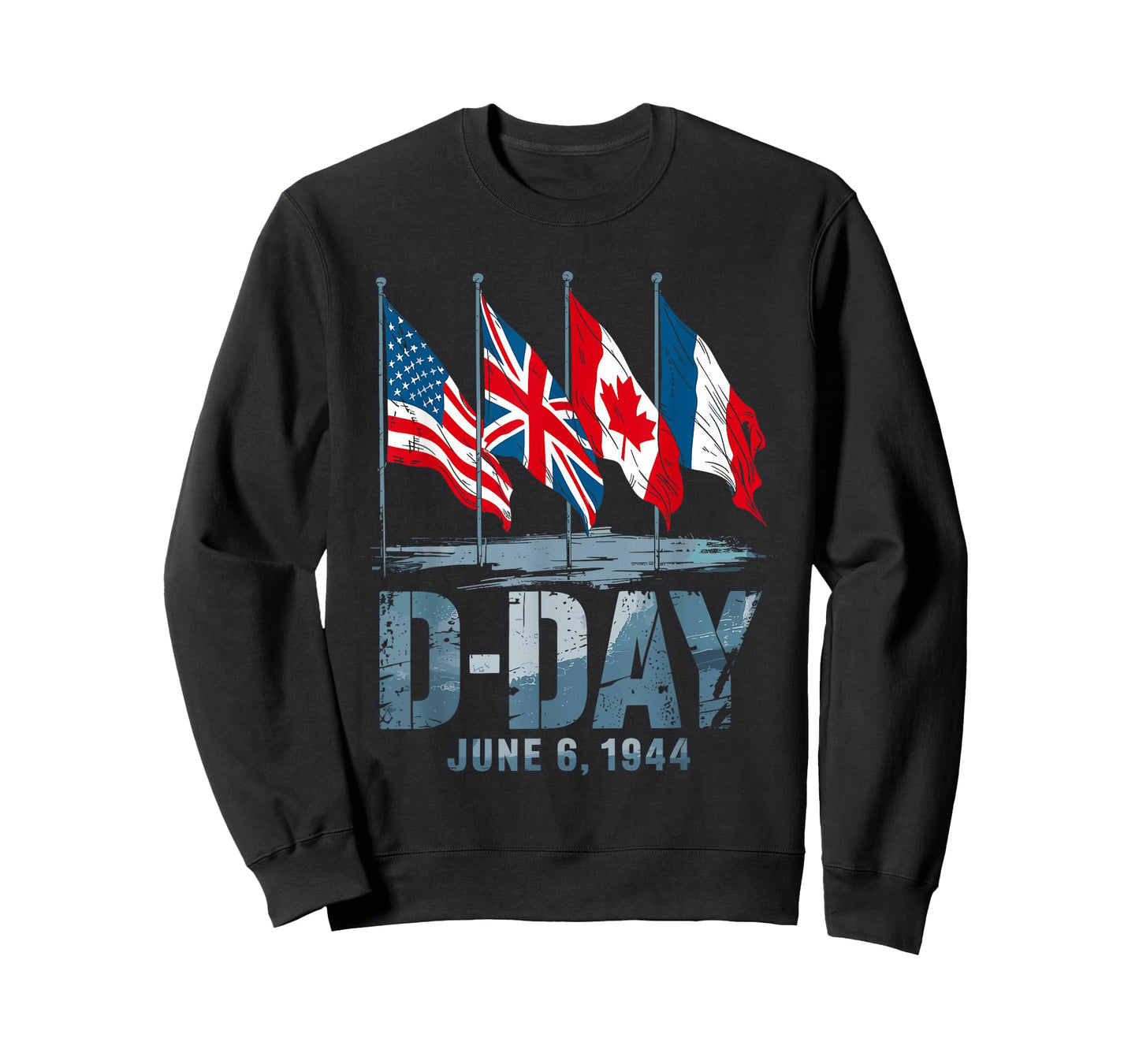 D-Day June 6 1944 Tribute Veterans 81st Anniversary T-Shirt