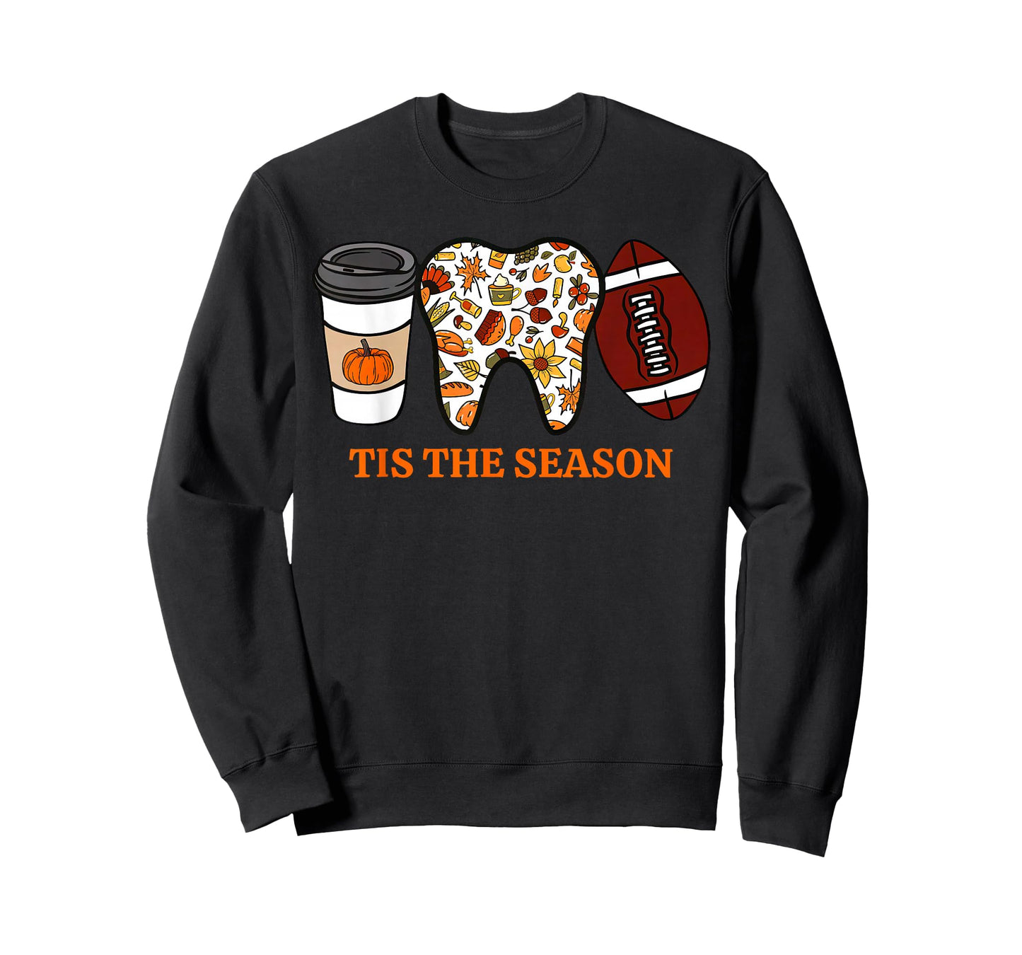 Tis The Season Fall Dental American Football Game Day Sports T-Shirt