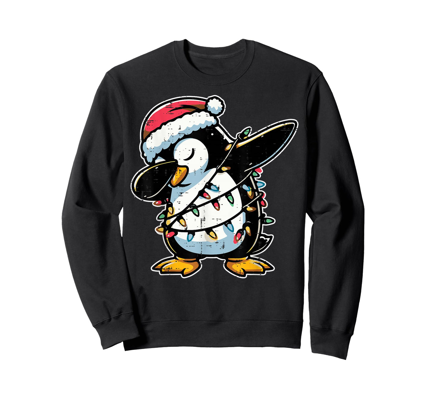 Christmas Penguin Dab Xmas Boys Girls Kids Toddler Youth T-Shirt