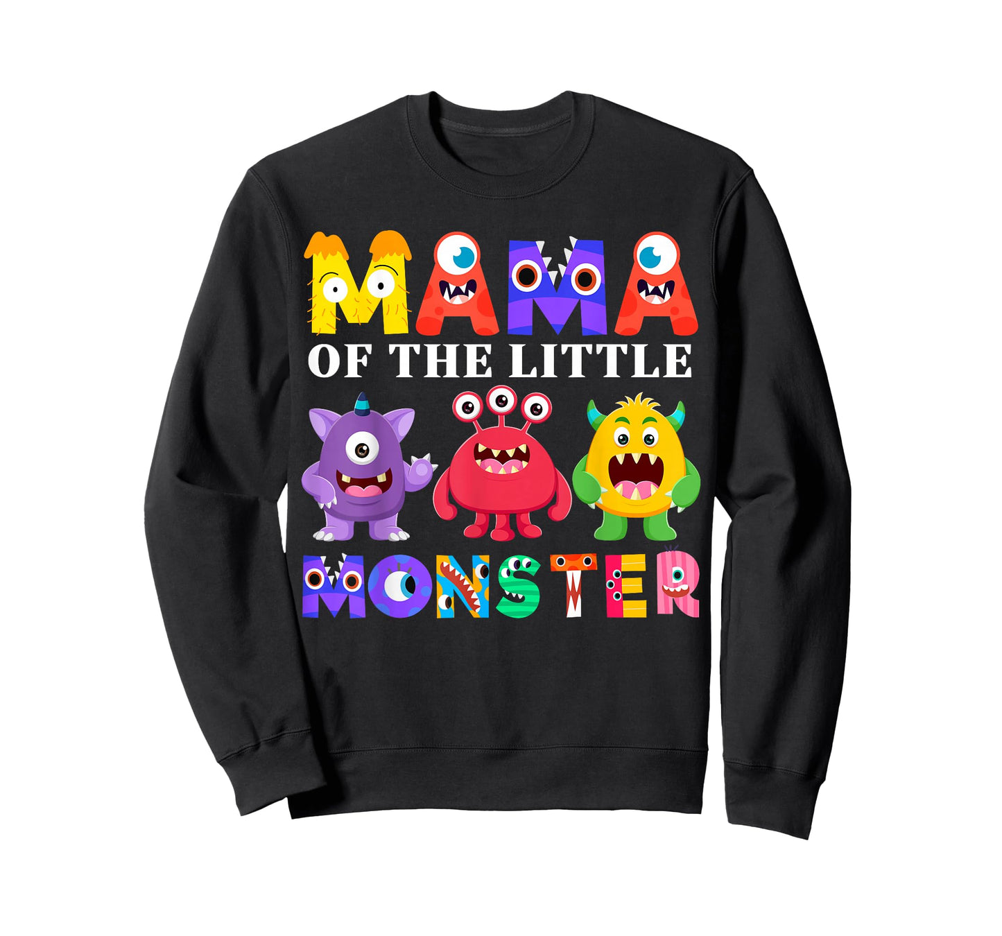 Mama Little Monster Kids 1st Birthday Party Family Monster T-Shirt