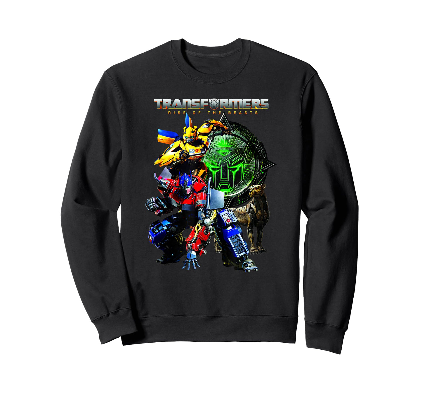 Transformers: Rise of the Beasts Heroes Vintage Group Shot T-Shirt