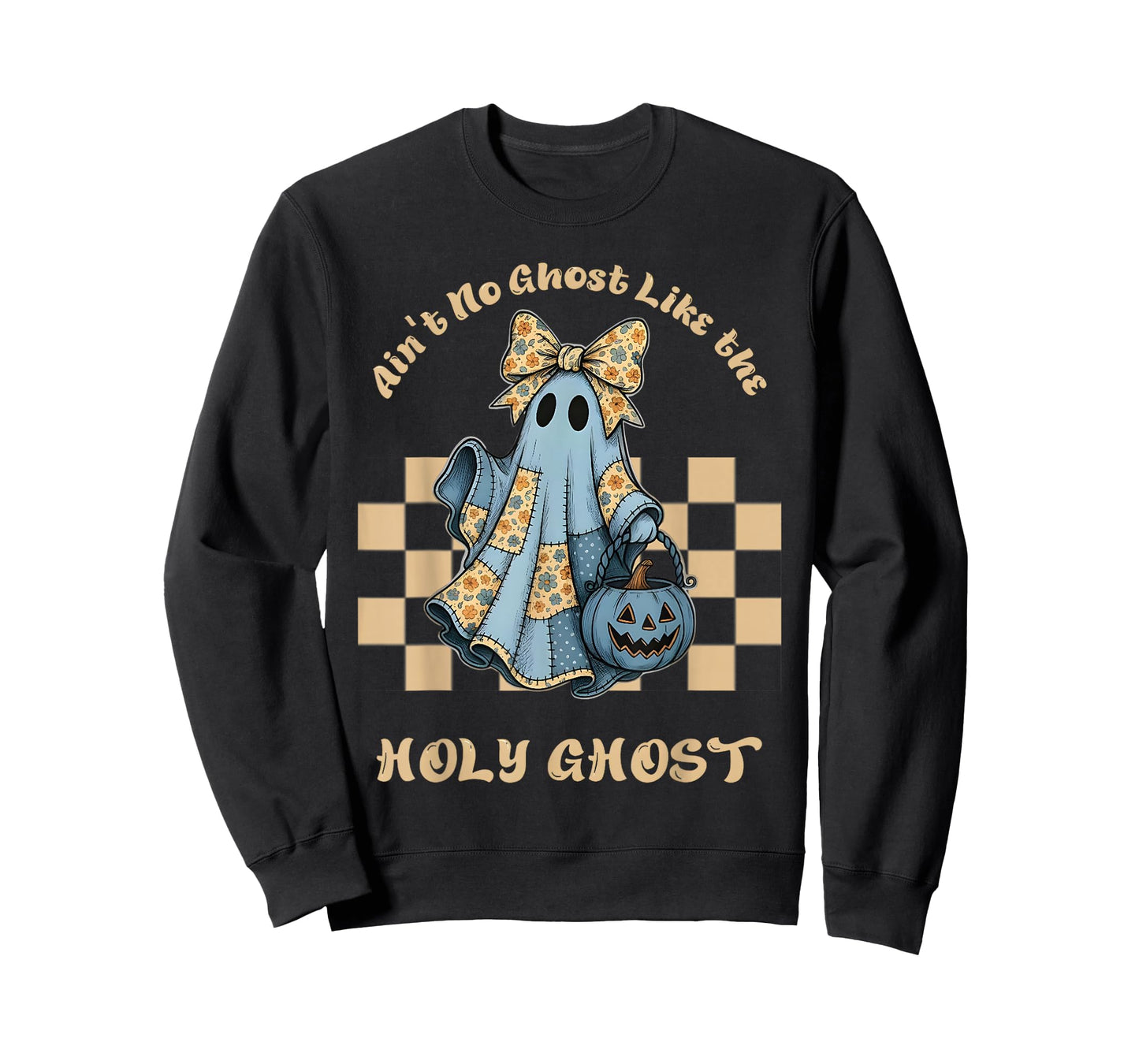 Ain't no Ghost Like The holy Ghost Coquette Bow Halloween T-Shirt