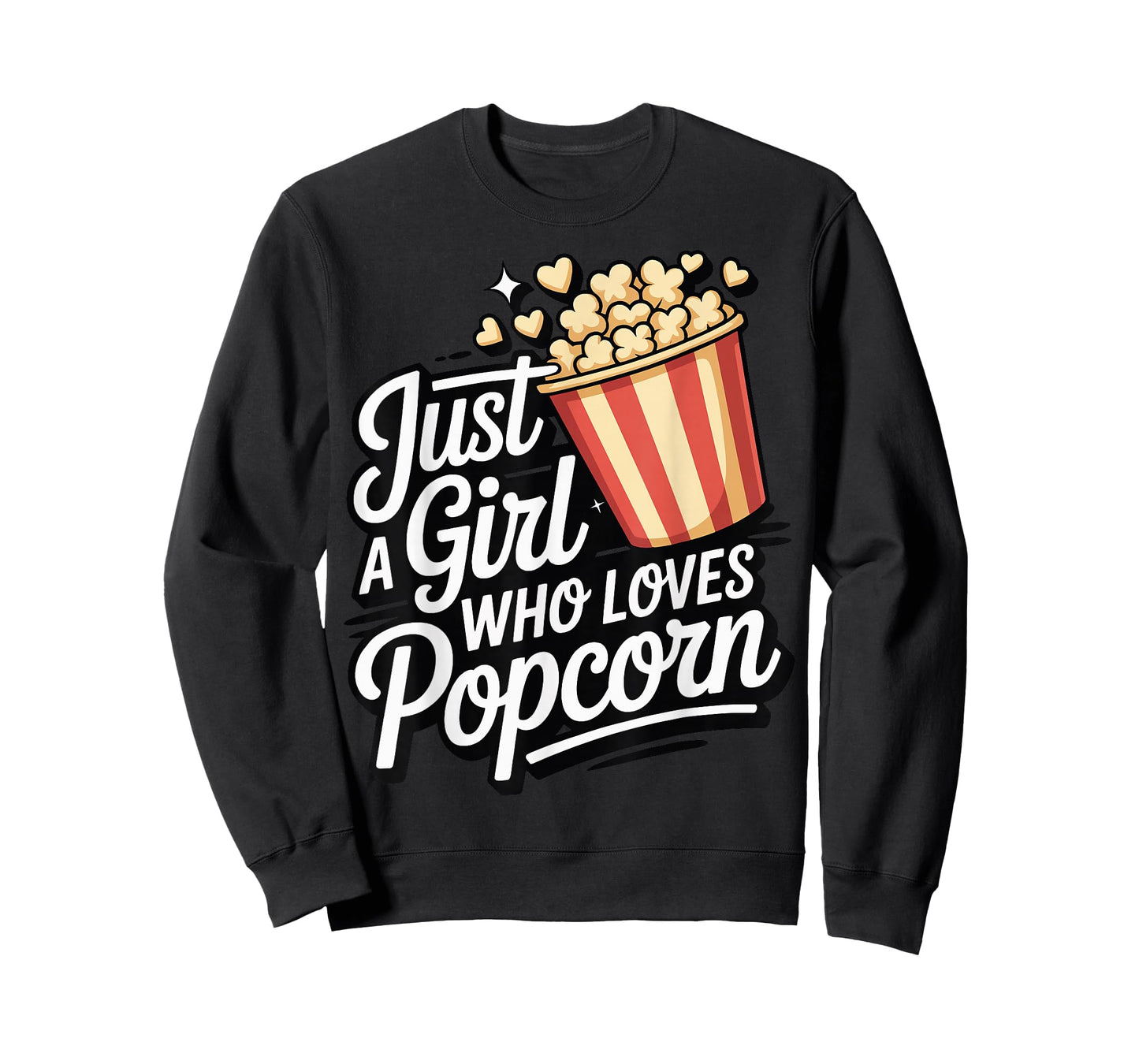 Just A Girl Who Loves Popcorn T-Shirt