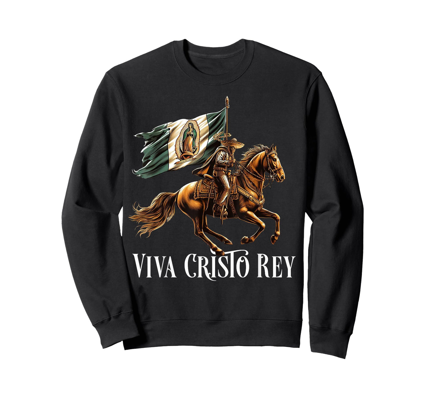 Viva Cristo Rey Guadalupe Catholic Cristeros T-Shirt