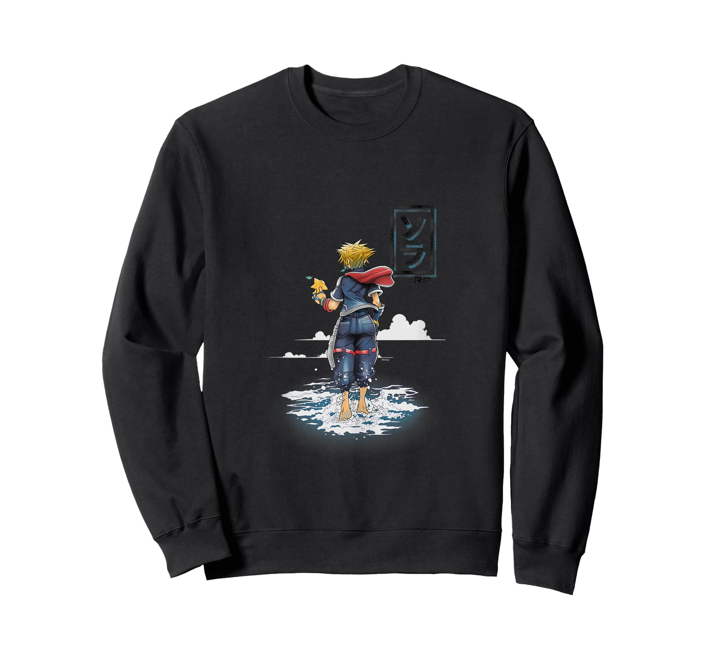 Disney Kingdom Hearts Sora Walking On Water Big Chest Poster Tank Top
