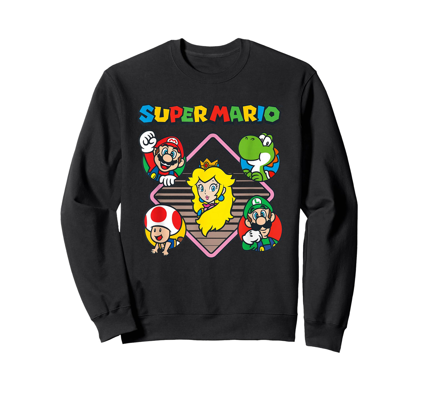 Super Mario Bros Vintage Princess Peach & Friends T-Shirt