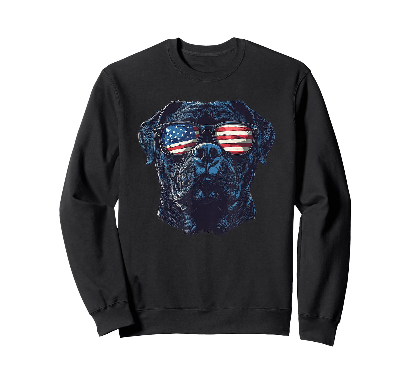Cane Corso USA Flag Sunglasses Dog Lover 4th Of July T-Shirt