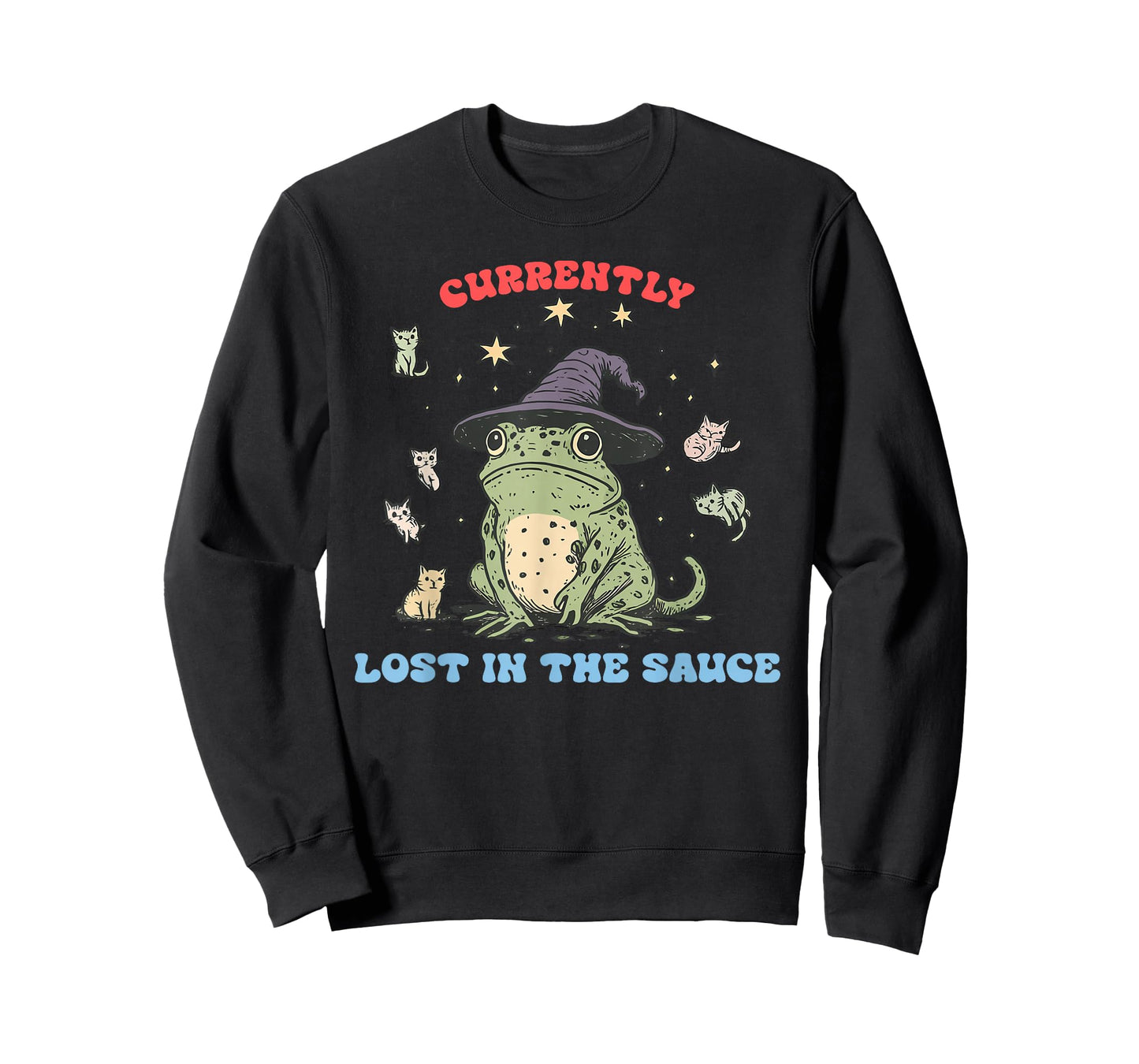 Currently Lost In The Sauce Funny Frog T-Shirt