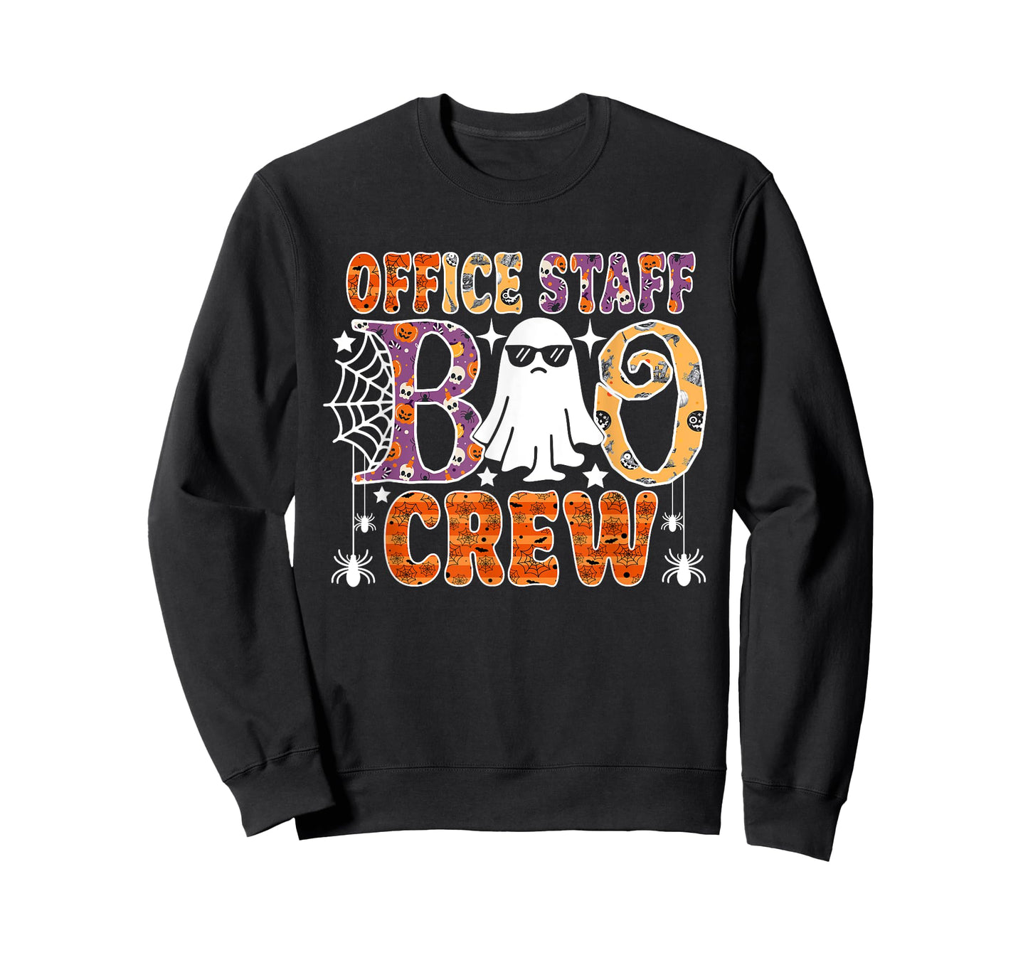 Office Staff Boo Crew Cute Ghost Halloween Costume T-Shirt
