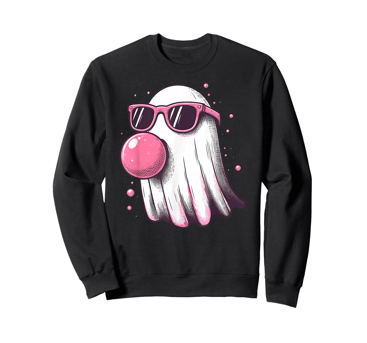 Cute Little Ghost Pastel Goth Bubble Gum Cool Halloween Tee T-Shirt