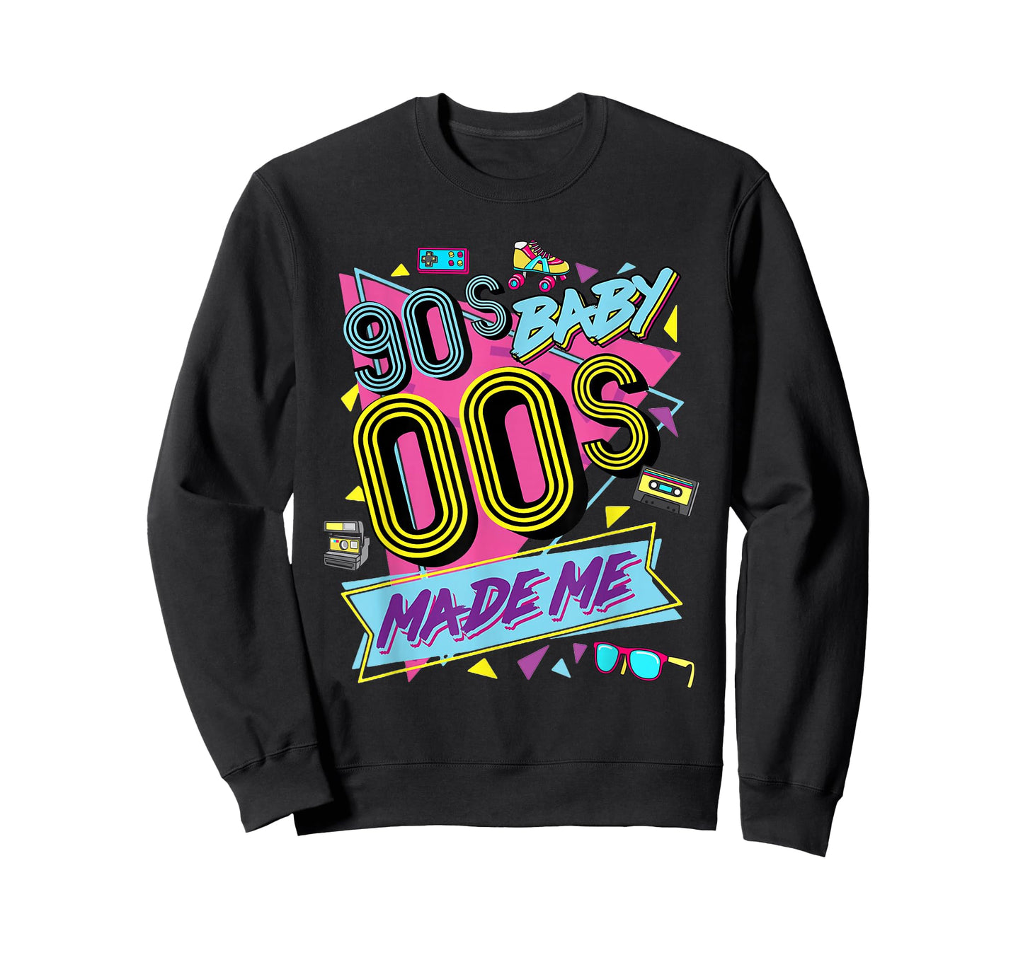 Retro Vintage 90's Baby 00's Made Me Nostalgia Classic T-Shirt