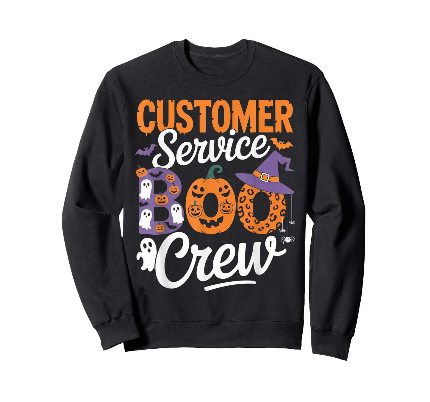 Customer Service Boo Crew Halloween Matching Spooky Outfit T-Shirt