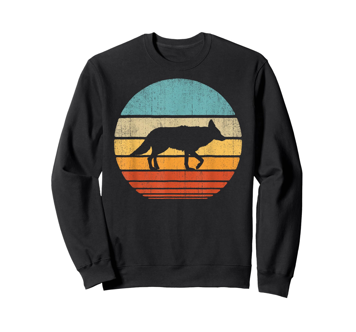 Coyote Retro Vintage 60s 70s Sunset Mammal Animal Men Women T-Shirt
